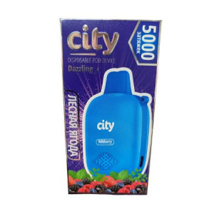 Одноразовый POD CITY DAZZLING5000 Бразильские ягоды (Лесная ягода)