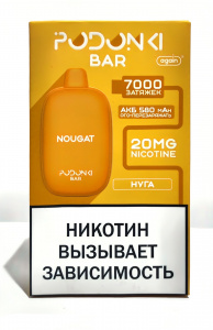 Одноразовый POD Podonki Bar 7000 - Нуга