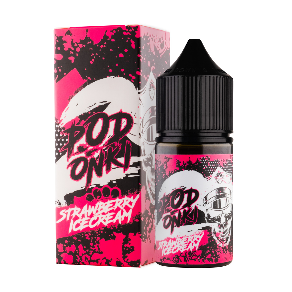 Жидкость Podonki V2 SALT - Strawberry Ice Cream, 10 мл МТ