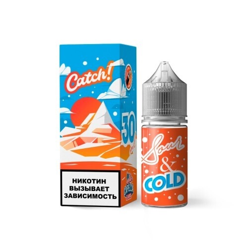Жидкость CATCH RELISH Salt - Sour &amp; Cold, 10 мл