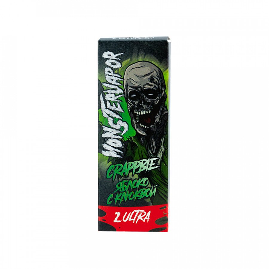 Жидкость Monstervapor Salt - CRAPPBIE (яблоко с клюквой), 10 мл