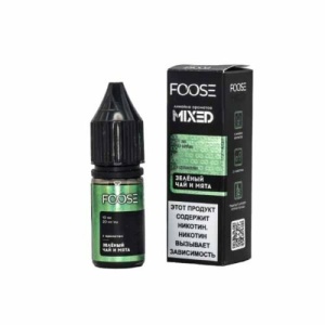 Жидкость FOOSE Mixed Salt - Зелёный чай и мята, 10 мл