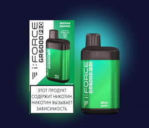 Одноразовый Pod i:Force GR6000PRO - Мятная Жвачка
