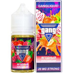 Жидкость GANG SALT - Ягодный Пломбир