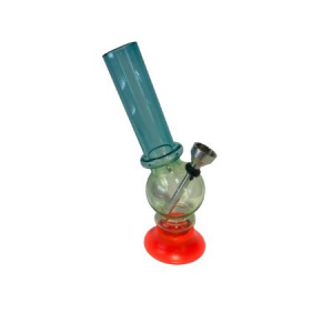 Водяная трубка Бонг "Арома" тонированный акрил 15 см цвета в асс.