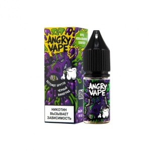 Жидкость Angry Vape Salt - Бегемот Брутто (чёрный виноград), 10 мл МТ