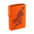 Зажигалка бензиновая под Zippo "Тигр" цветная