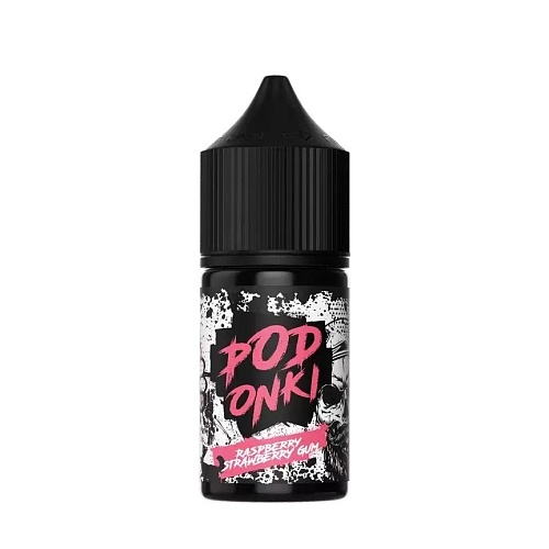 Жидкость Podonki V1 SALT - Raspberry Strawberry Gum МТ