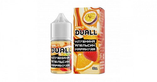 Жидкость DUALL SALT - Клубника,апельсин,маракуйя, 30 мл