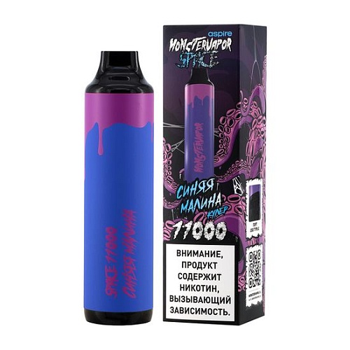 Одноразовый Pod MONSTERVAPOR 11000 - Синяя малина
